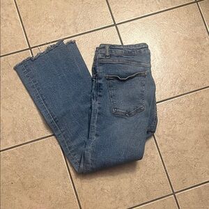 Zara Blue Ankle & Cropped Jeans